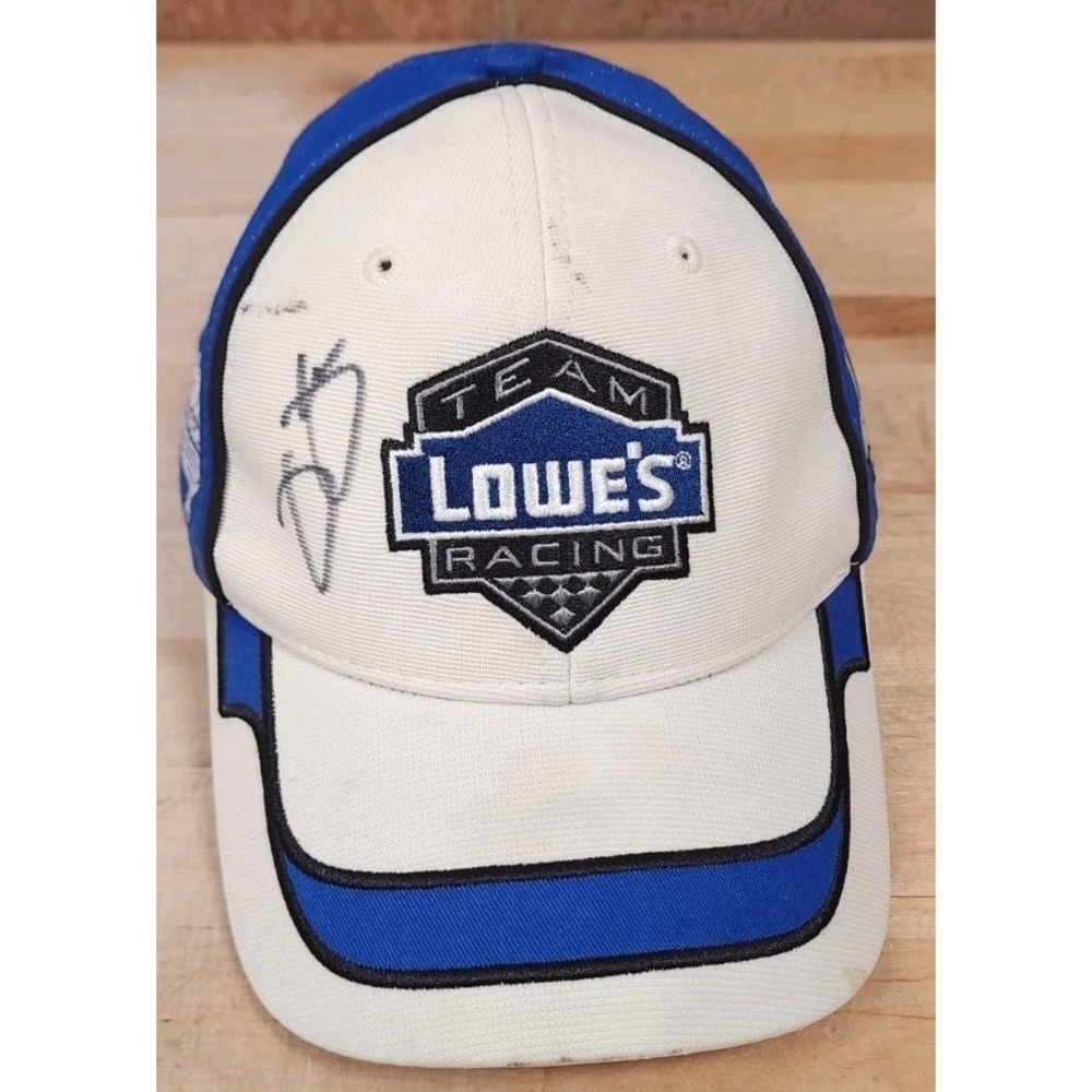 #48 Jimmie Johnson Team Lowe's Racing Nascar Signed Autographed Hat Cap